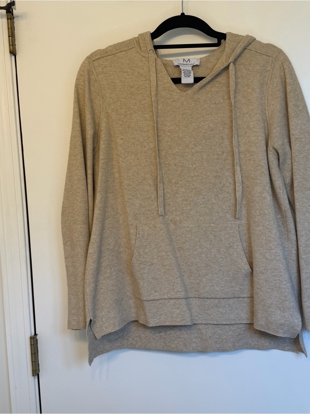 Magaschoni Relaxed Hoodie Sweater - Cream